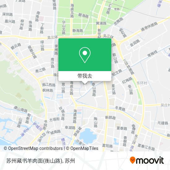 苏州藏书羊肉面(衡山路)地图