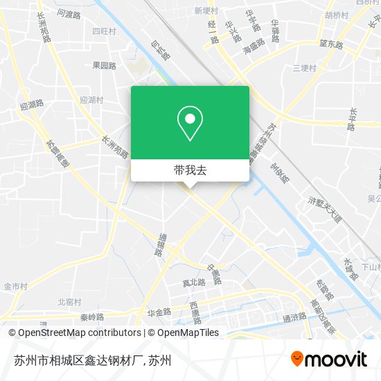 苏州市相城区鑫达钢材厂地图