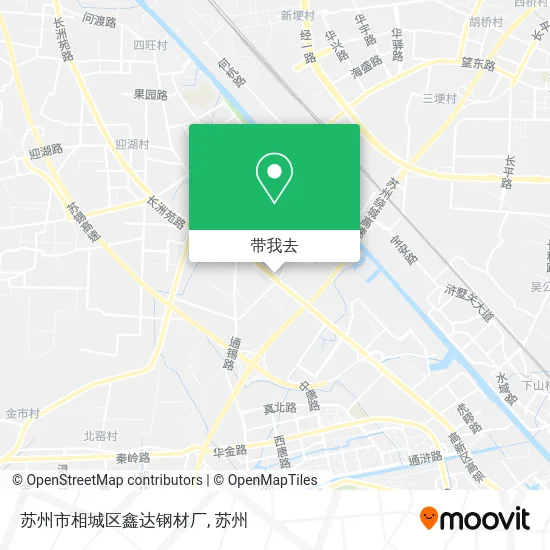 苏州市相城区鑫达钢材厂地图