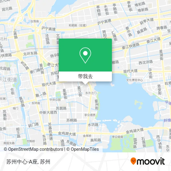 苏州中心-A座地图
