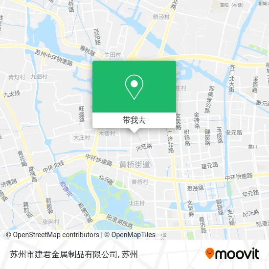 苏州市建君金属制品有限公司地图