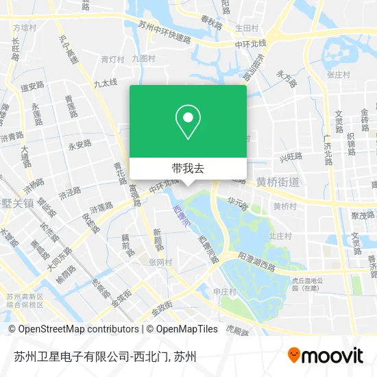 苏州卫星电子有限公司-西北门地图