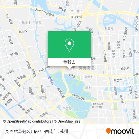 吴县姑苏包装用品厂-西南门地图