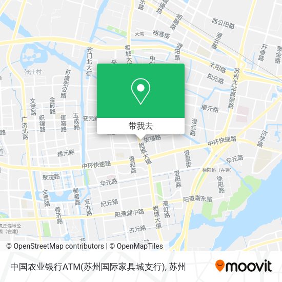 中国农业银行ATM(苏州国际家具城支行)地图