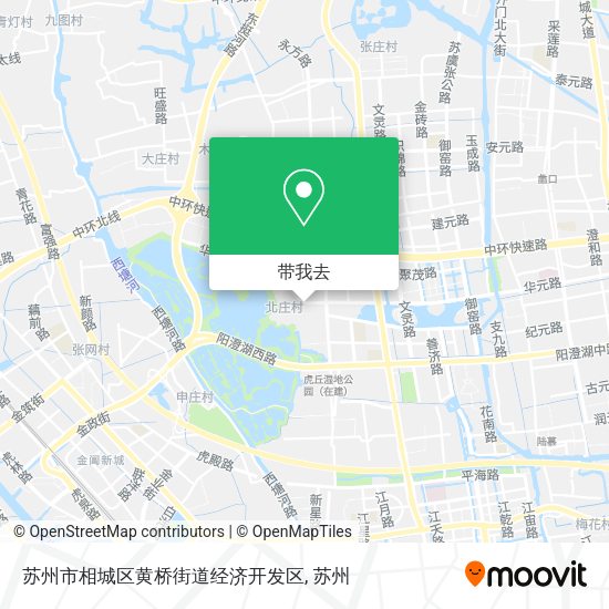 苏州市相城区黄桥街道经济开发区地图