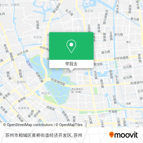 苏州市相城区黄桥街道经济开发区地图