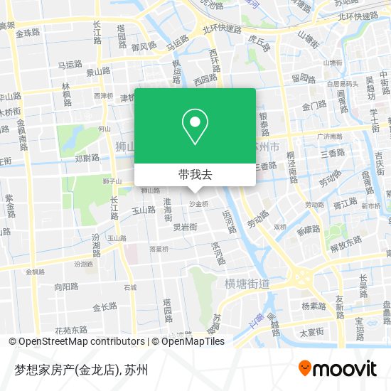 梦想家房产(金龙店)地图