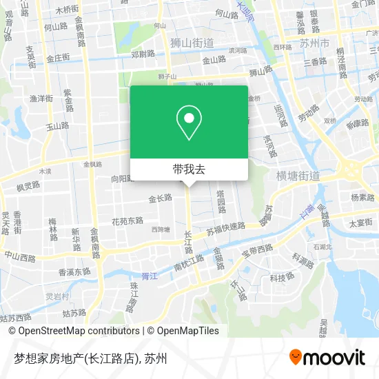 梦想家房地产(长江路店)地图