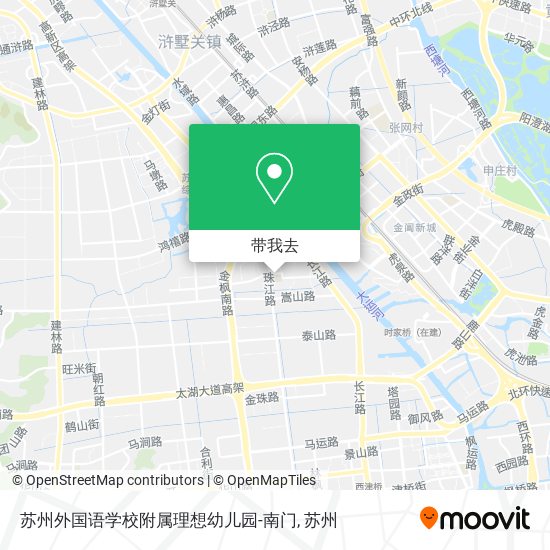 苏州外国语学校附属理想幼儿园-南门地图