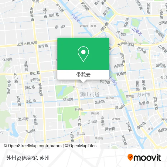 苏州贤德宾馆地图