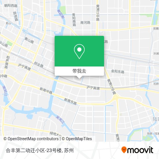 合丰第二动迁小区-23号楼地图