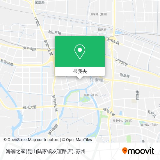 海澜之家(昆山陆家镇友谊路店)地图