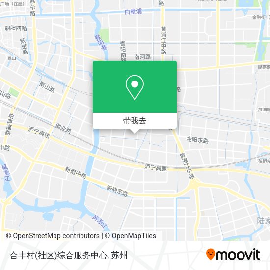 合丰村(社区)综合服务中心地图