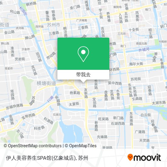 伊人美容养生SPA馆(亿象城店)地图