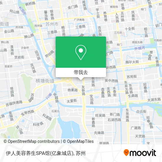 伊人美容养生SPA馆(亿象城店)地图