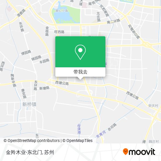 金羚木业-东北门地图