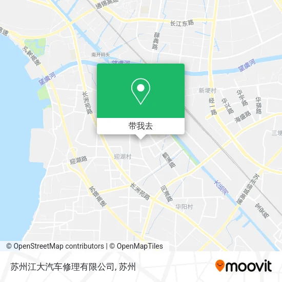 苏州江大汽车修理有限公司地图