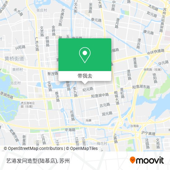 艺港发问造型(陆慕店)地图