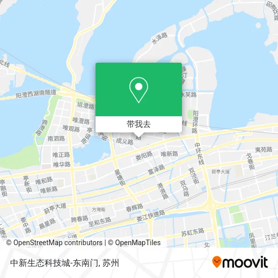 中新生态科技城-东南门地图