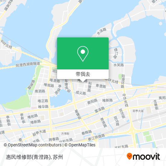 惠民维修部(青澄路)地图