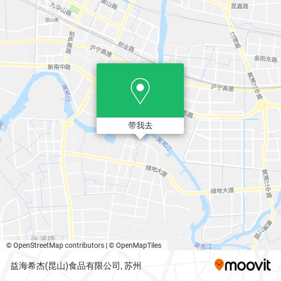益海希杰(昆山)食品有限公司地图