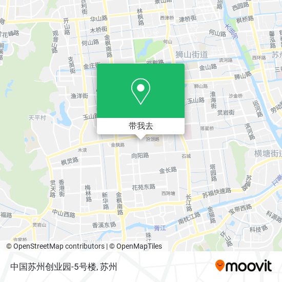 中国苏州创业园-5号楼地图