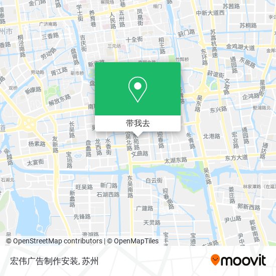宏伟广告制作安装地图