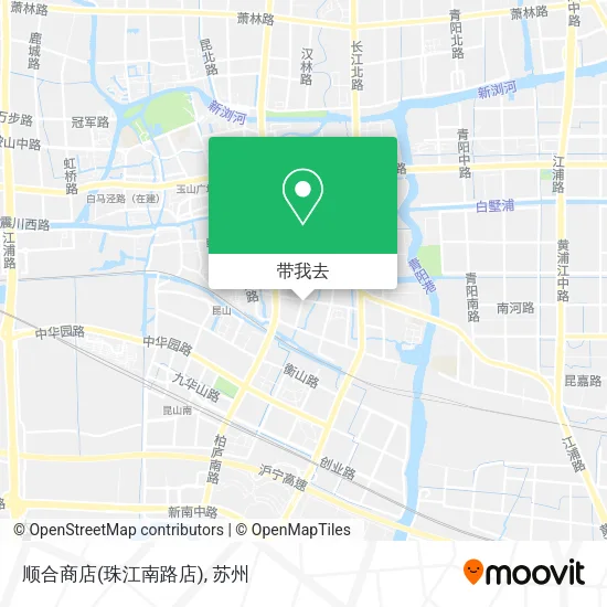 顺合商店(珠江南路店)地图
