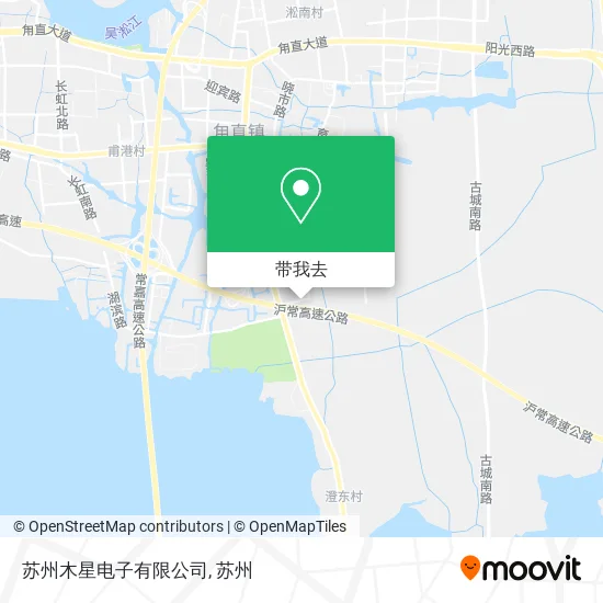 苏州木星电子有限公司地图