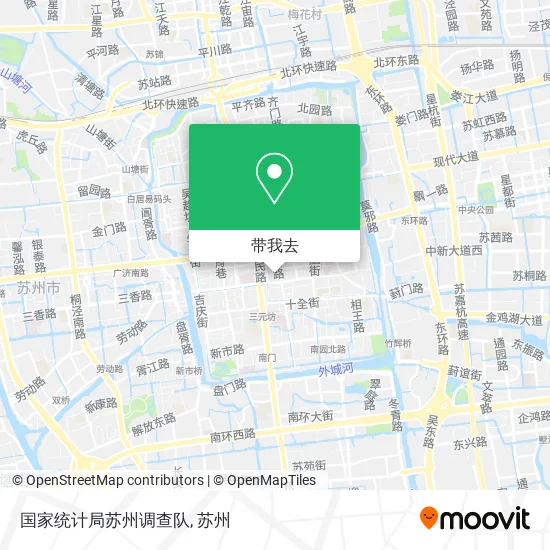 国家统计局苏州调查队地图