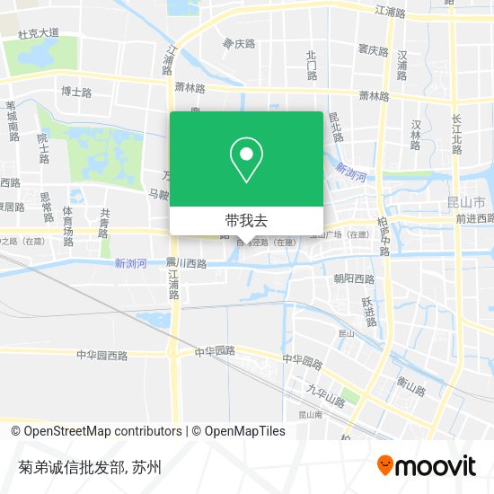 菊弟诚信批发部地图
