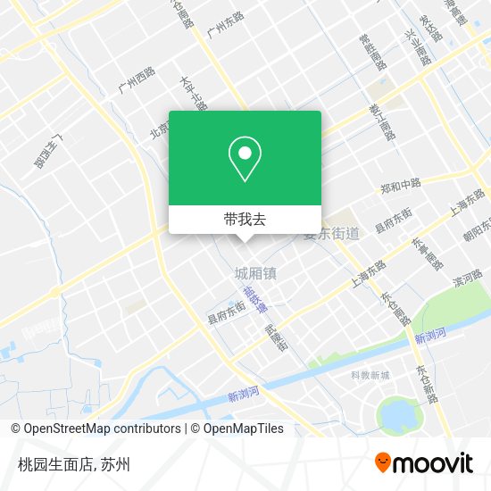 桃园生面店地图