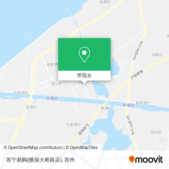 苏宁易购(横扇大桥路店)地图