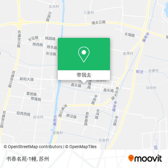 书香名苑-1幢地图