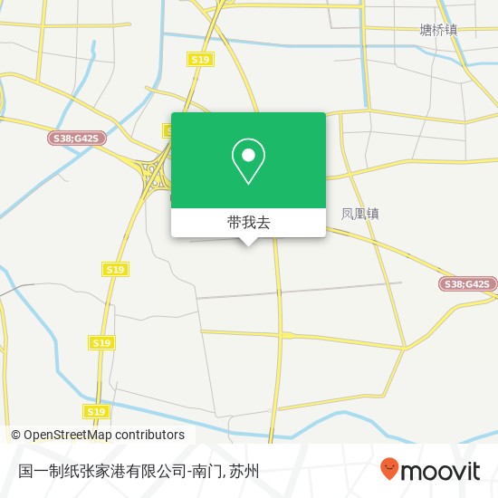 国一制纸张家港有限公司-南门地图