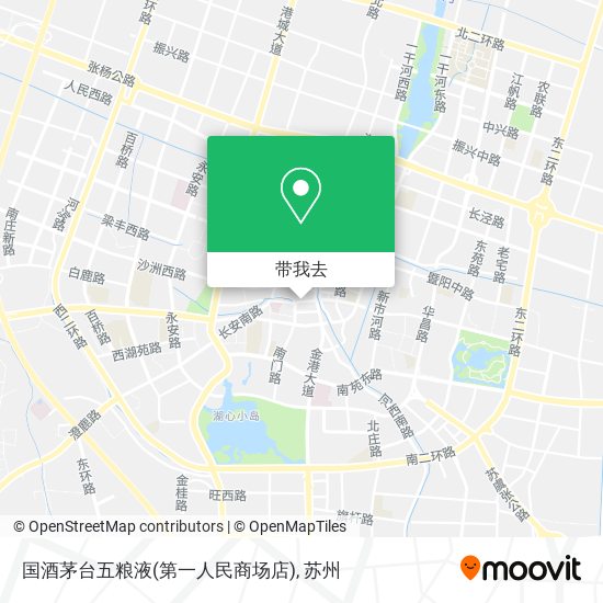 国酒茅台五粮液(第一人民商场店)地图