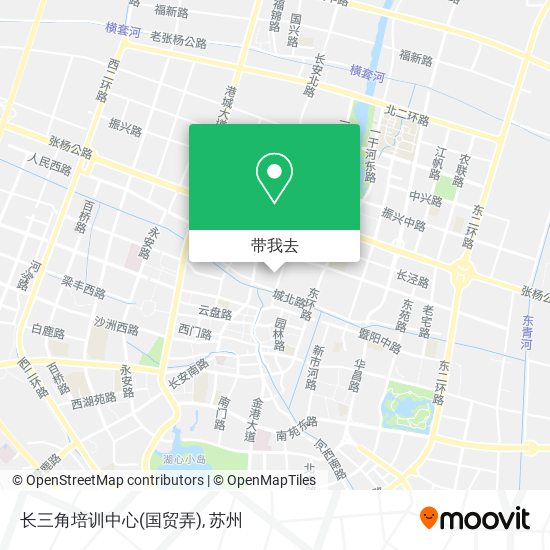 长三角培训中心(国贸弄)地图