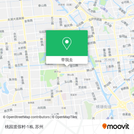 桃园渡假村-1栋地图