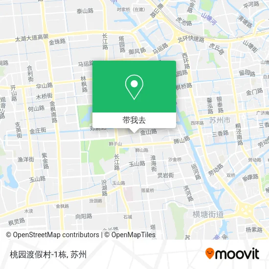 桃园渡假村-1栋地图