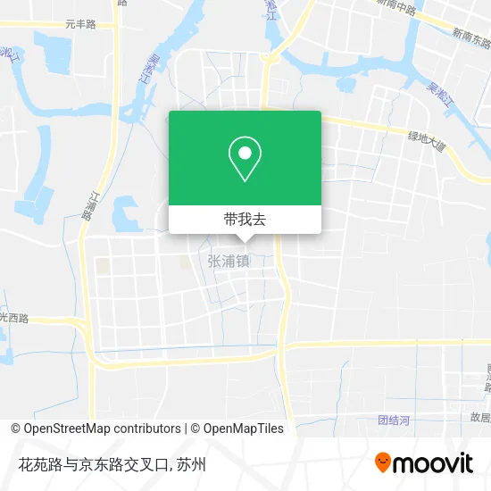 花苑路与京东路交叉口地图