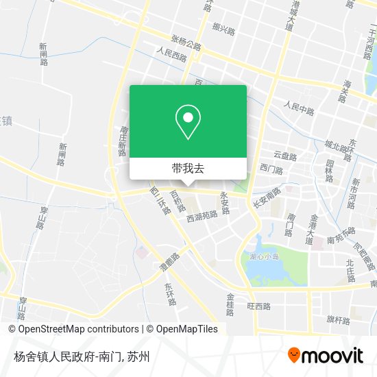 杨舍镇人民政府-南门地图
