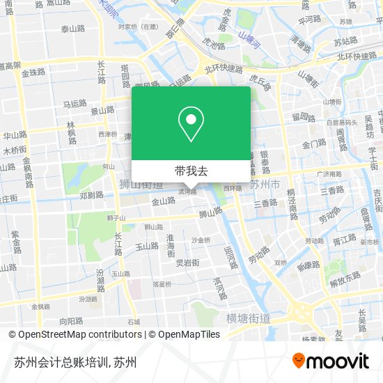 苏州会计总账培训地图