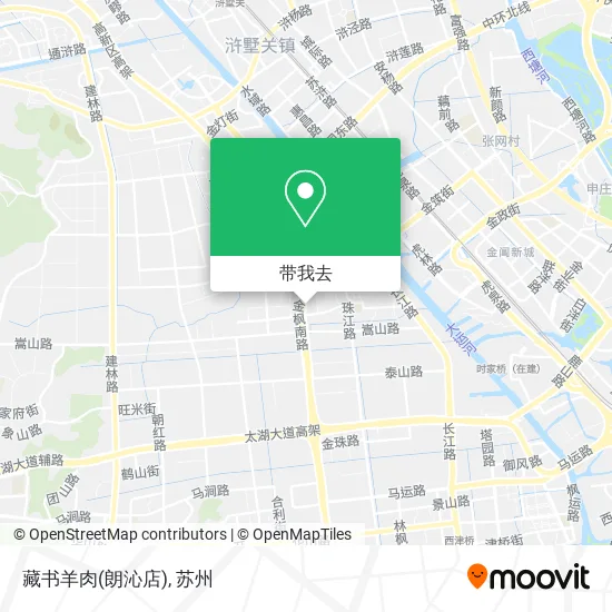 藏书羊肉(朗沁店)地图