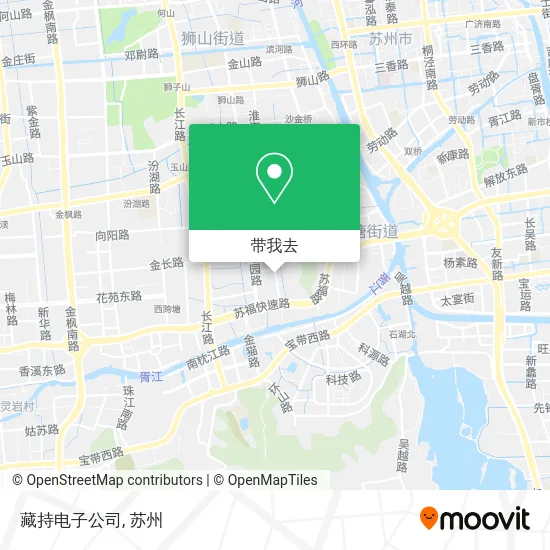 藏持电子公司地图