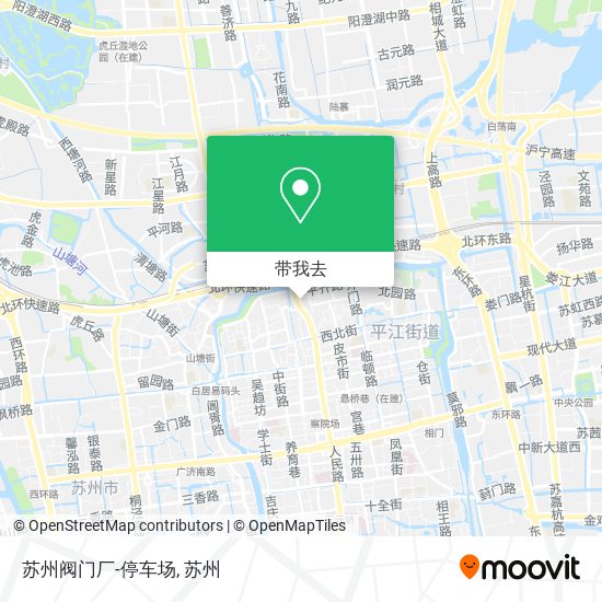 苏州阀门厂-停车场地图