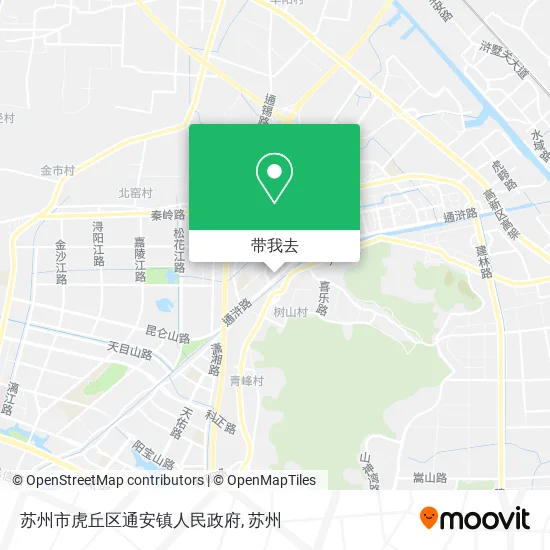 苏州市虎丘区通安镇人民政府地图