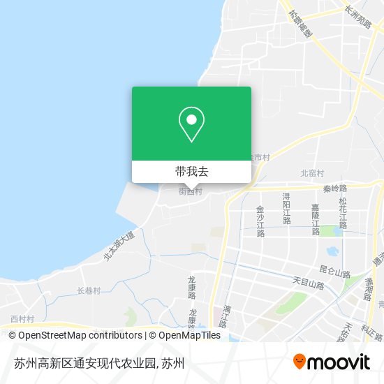 苏州高新区通安现代农业园地图