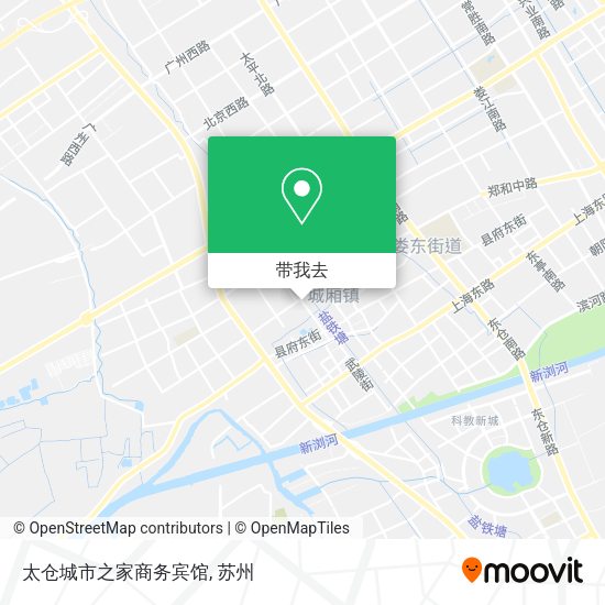 太仓城市之家商务宾馆地图