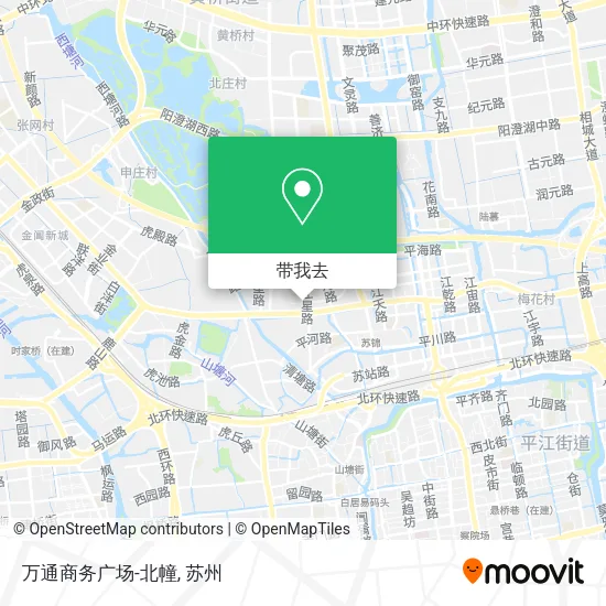 万通商务广场-北幢地图