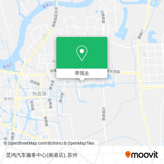 昆鸿汽车服务中心(南港店)地图